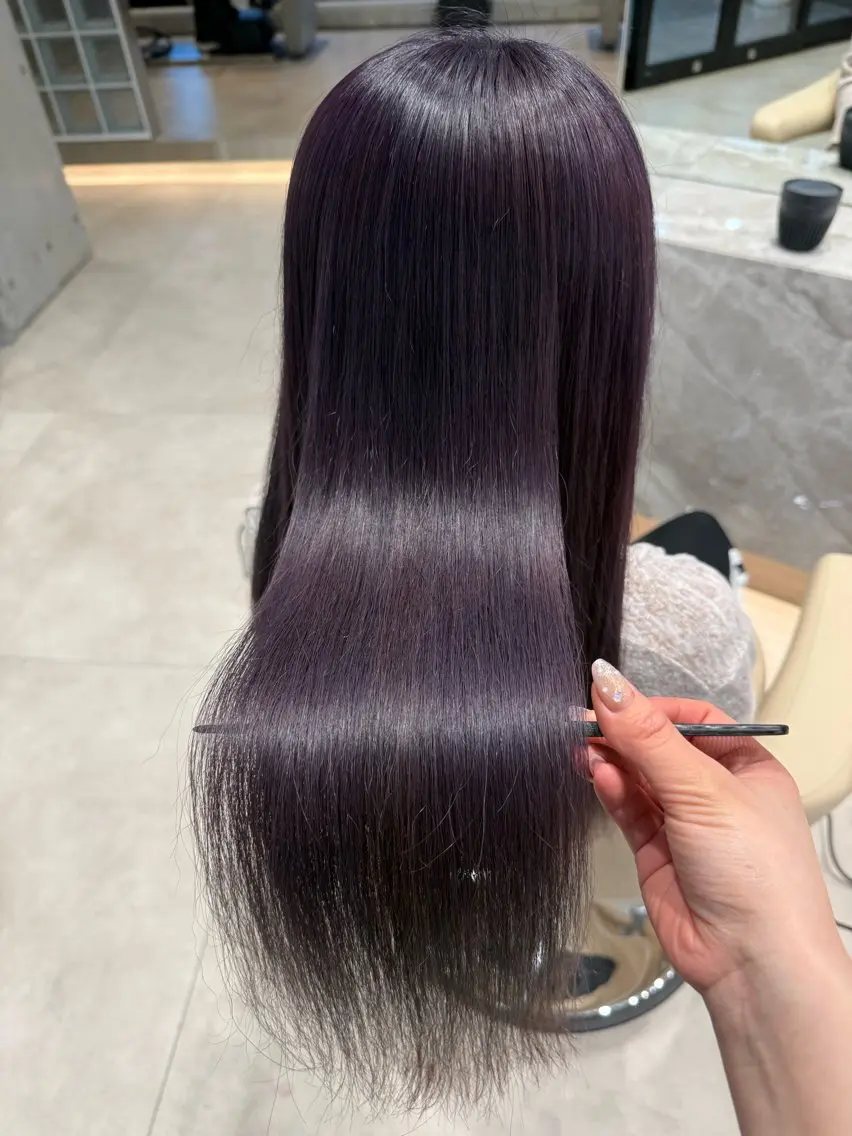 ロング カラー ヘアカラー 木村 智美のヘアスタイル