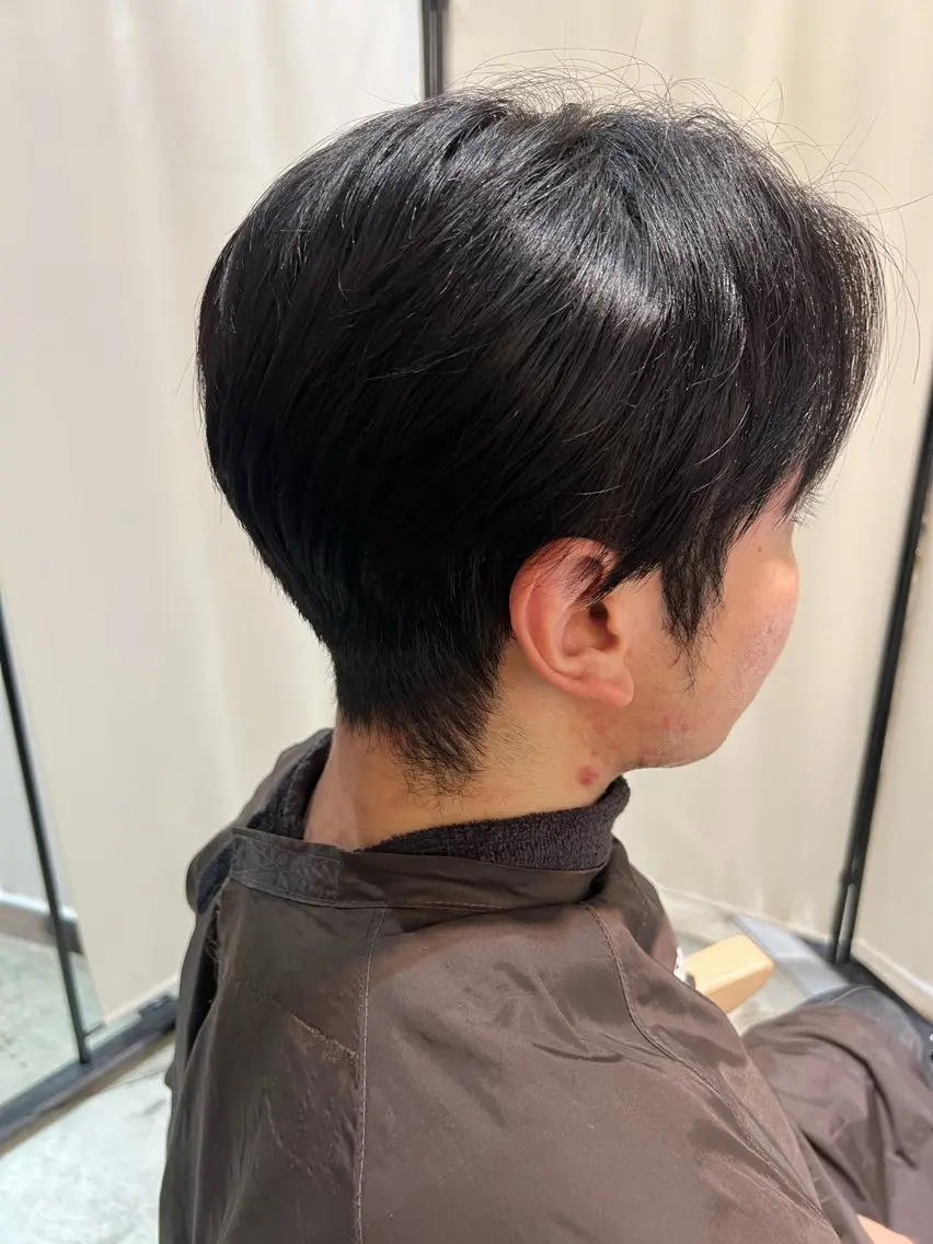 ショート メンズ ダウンパーマ メンズパーマ 森田 琴心のヘアスタイル
