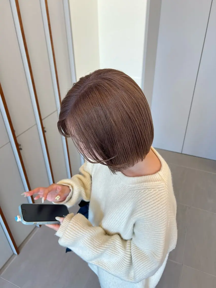 ミディアム 柔らかいカラー🎀 rinaのヘアスタイル