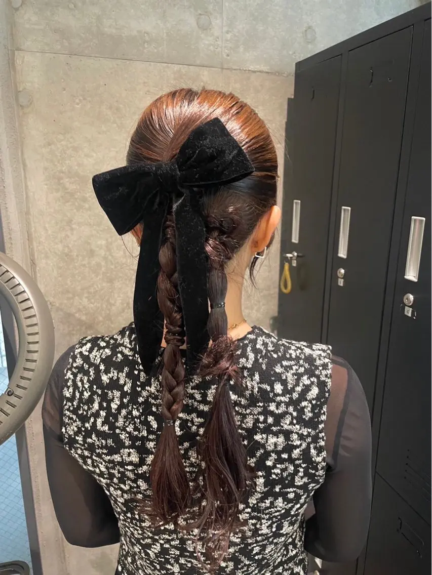 ロング ヘアセット 縮毛矯正/髪質改善 なつき🩶のヘアスタイル