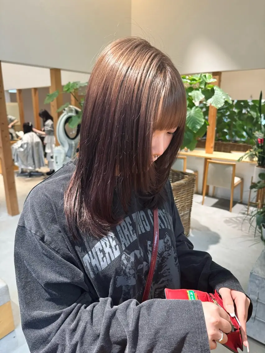 ロング カラー レイヤーカット 中西倖 トップスタイリストのヘアスタイル