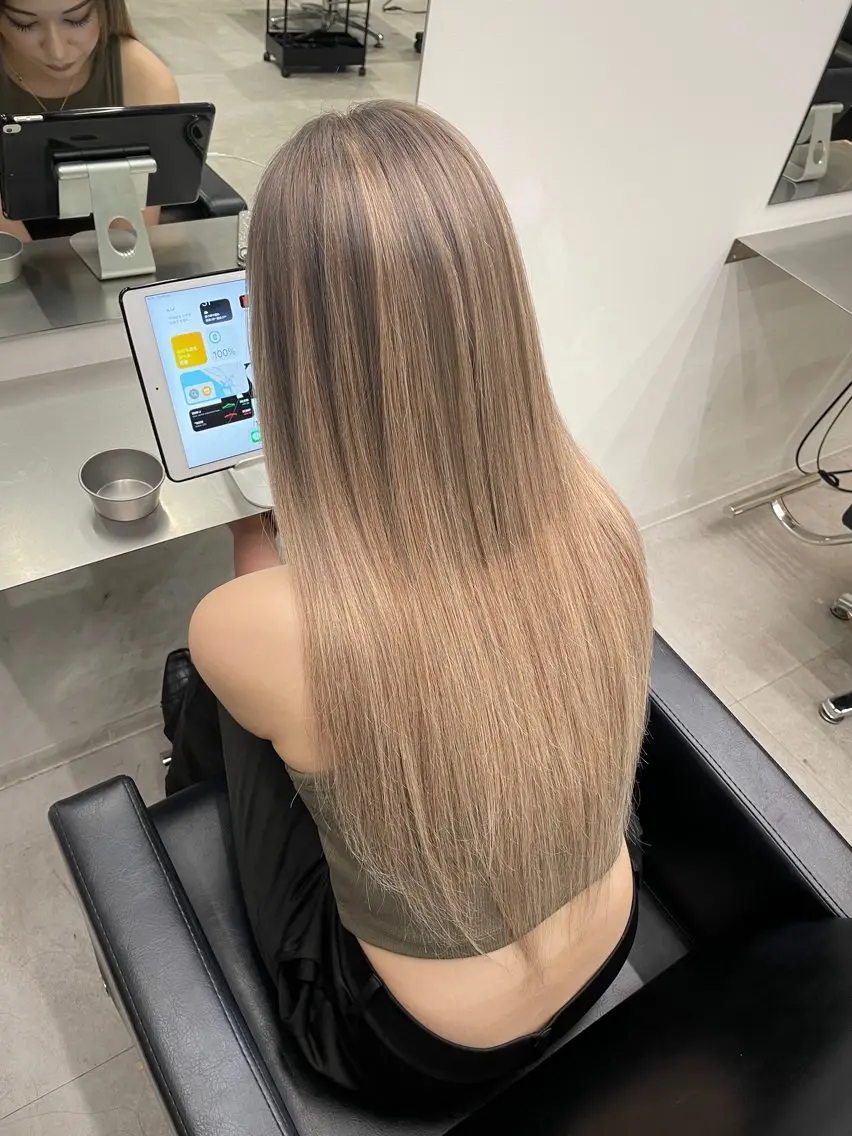 ☾·̩͙⋆【💫ご新規様限定💫】高級レミー人毛100%︎シールエクステ80枚【47cm】+カラーの写真