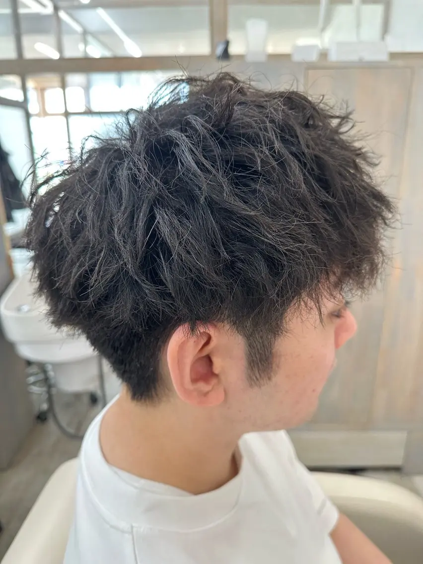 ショート カット パーマ トリートメント 佐藤 はるとのヘアスタイル