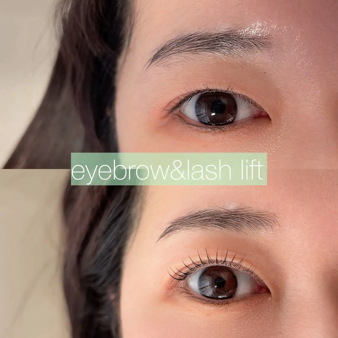 ハリウッドブロウリフト(眉毛パーマ+眉毛wax) メイク仕上込の写真