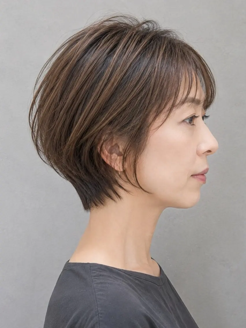 木曜日16時〜 土曜日18時〜 カット&カラー〔ショートorショートボブ〕の写真