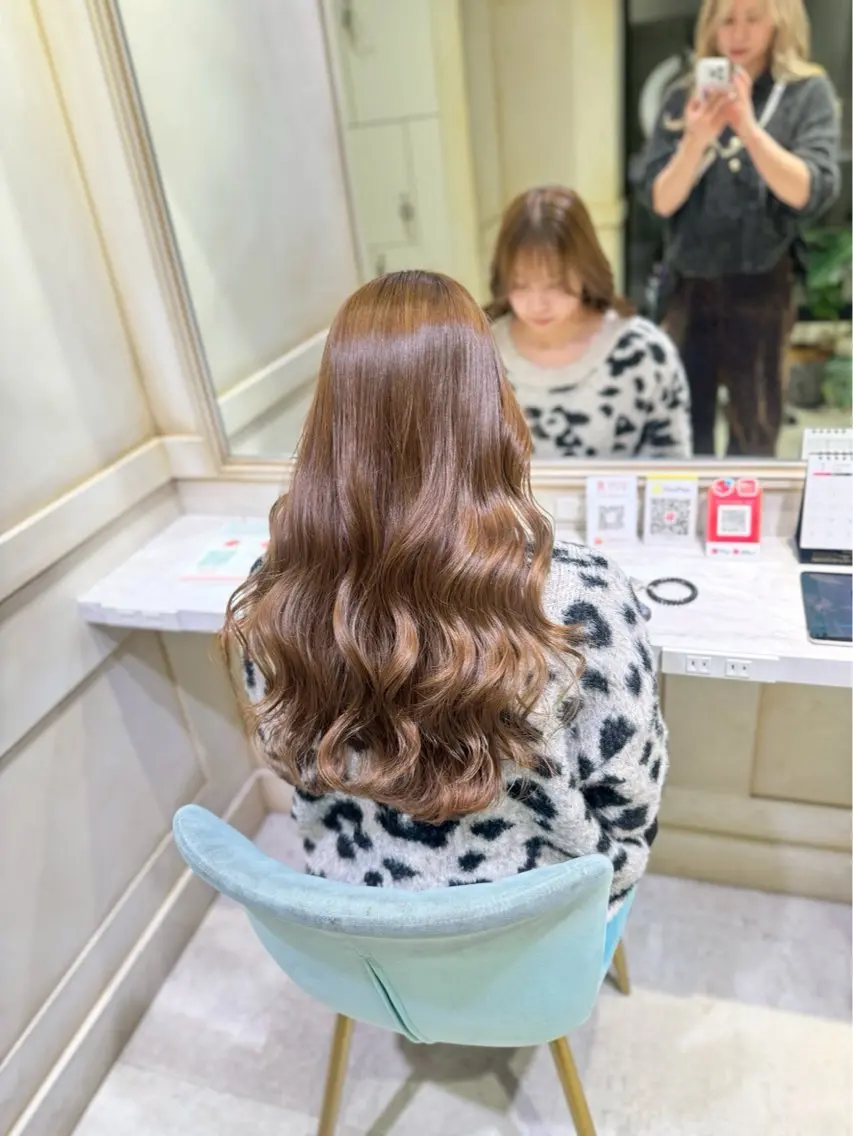 カラー ヘアカラー トリートメント 💙透明感艶カラー/ ゆうな💙のヘアスタイル