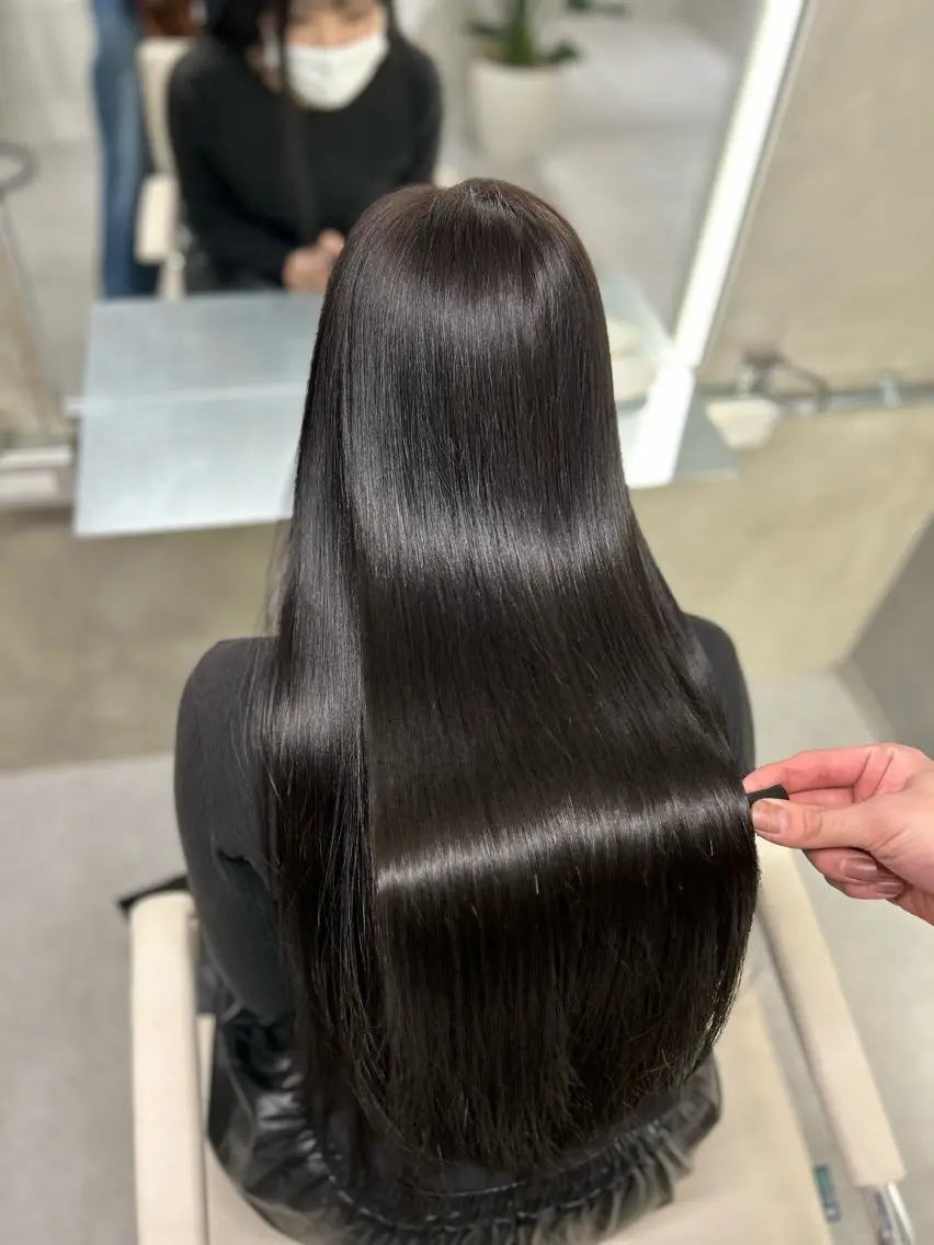 【極上ケアカラー】✨カット+カラー+髪質改善プレミアム+✨の写真