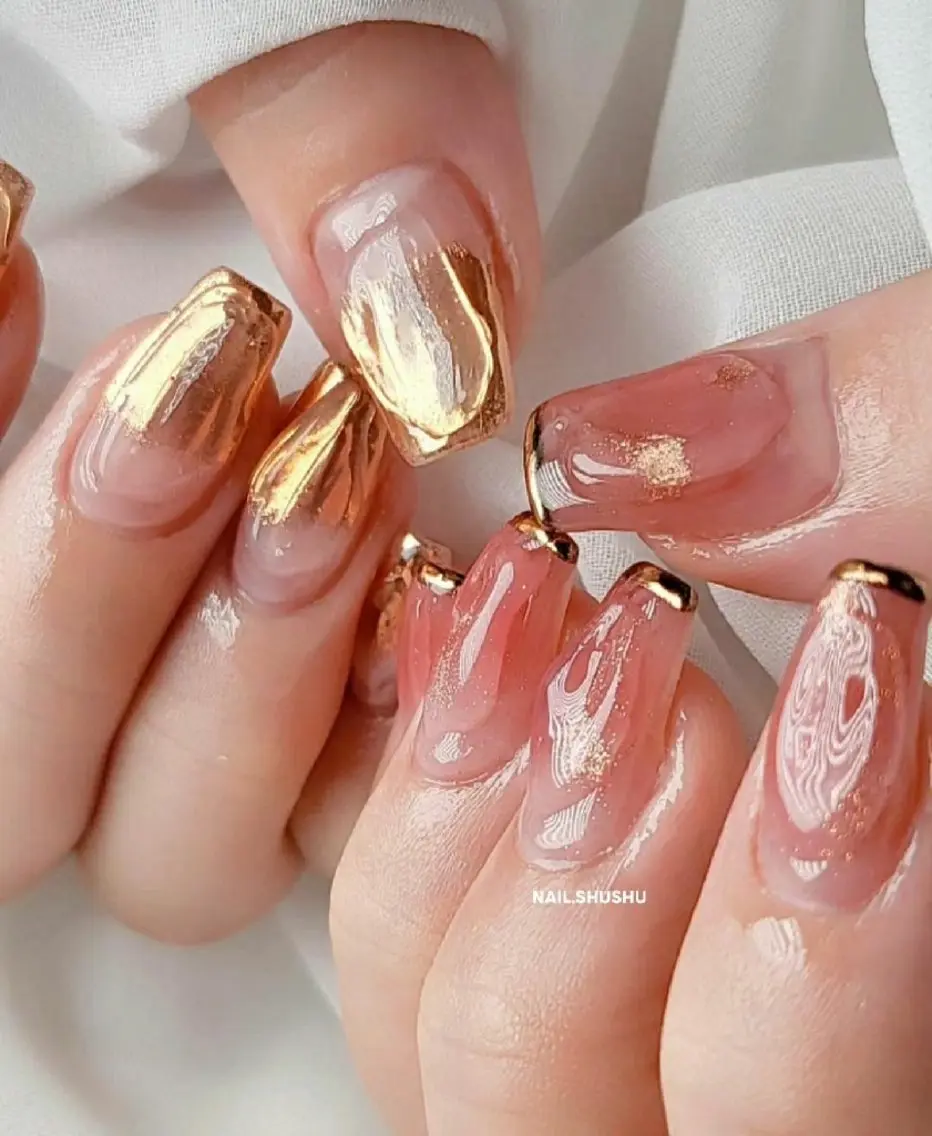 ネイル 持ち込み ニュアンスネイル ワンカラーネイル シンプルネイル 3dパーツ/流行り 👧shushu❤️のネイルデザイン
