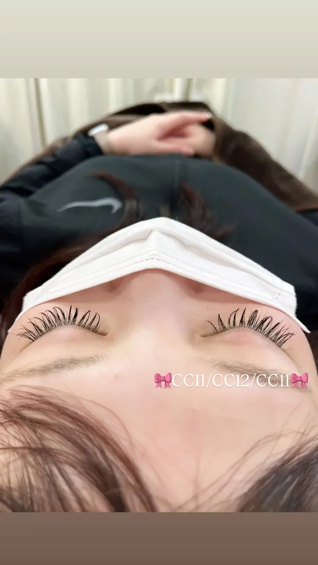 マツエク・マツパ 束感まつ毛 キュート EYELA nana🌹のマツエク・マツパデザイン