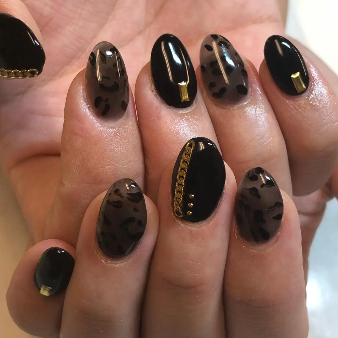 ネイル アニマル柄 スカルプネイル KIREIE NAILSのネイルデザイン
