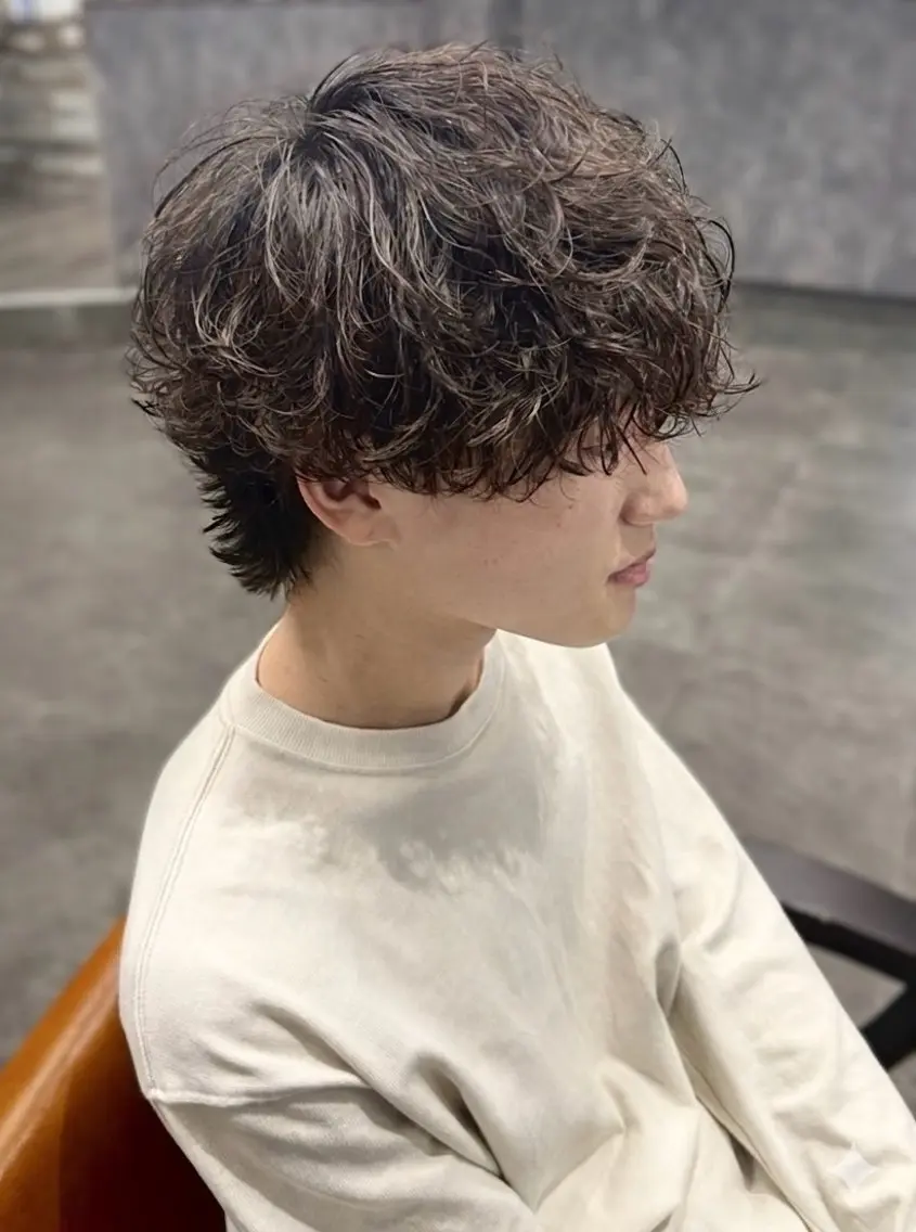 ショート カット パーマ 高橋 くるみのヘアスタイル