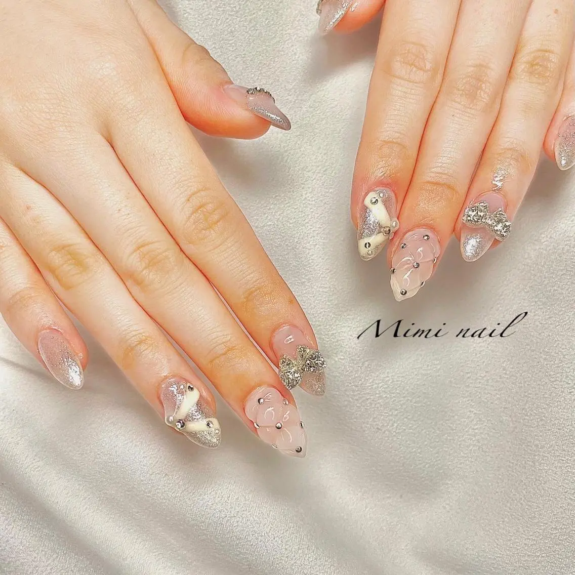 ネイル アートネイル スカルプネイル ハンドネイル beauty salonM&Iのネイルデザイン
