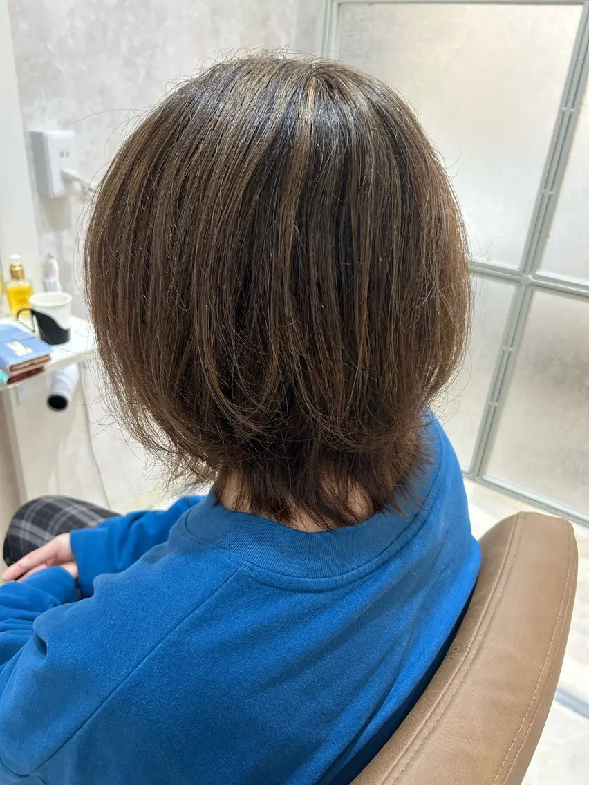 ショート カラー ヘアカラー トリートメント ヘアセット 💙まこと💙艶 カラー(Rico)のヘアスタイル