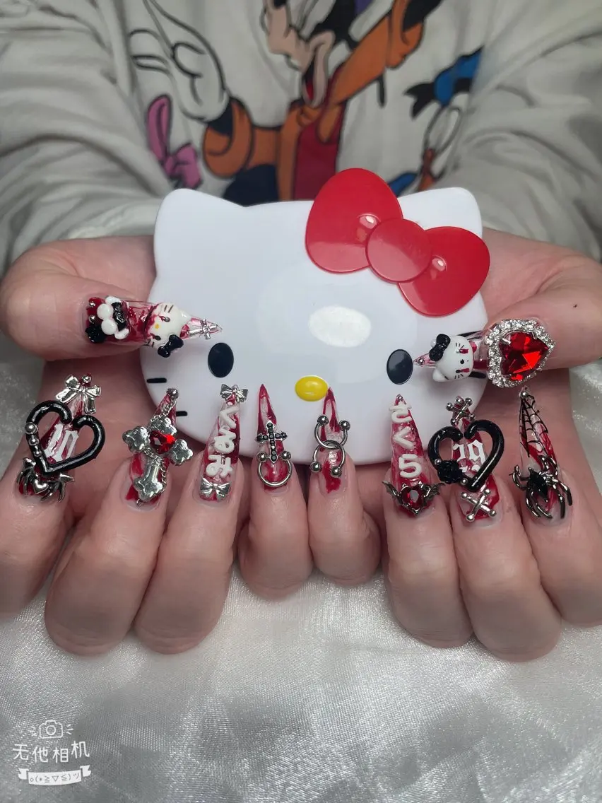 ネイル 成人式 ジェルネイル ネイルチップ ハンドネイル MoMoA Nail ネイル長さ出し専門店のネイルデザイン