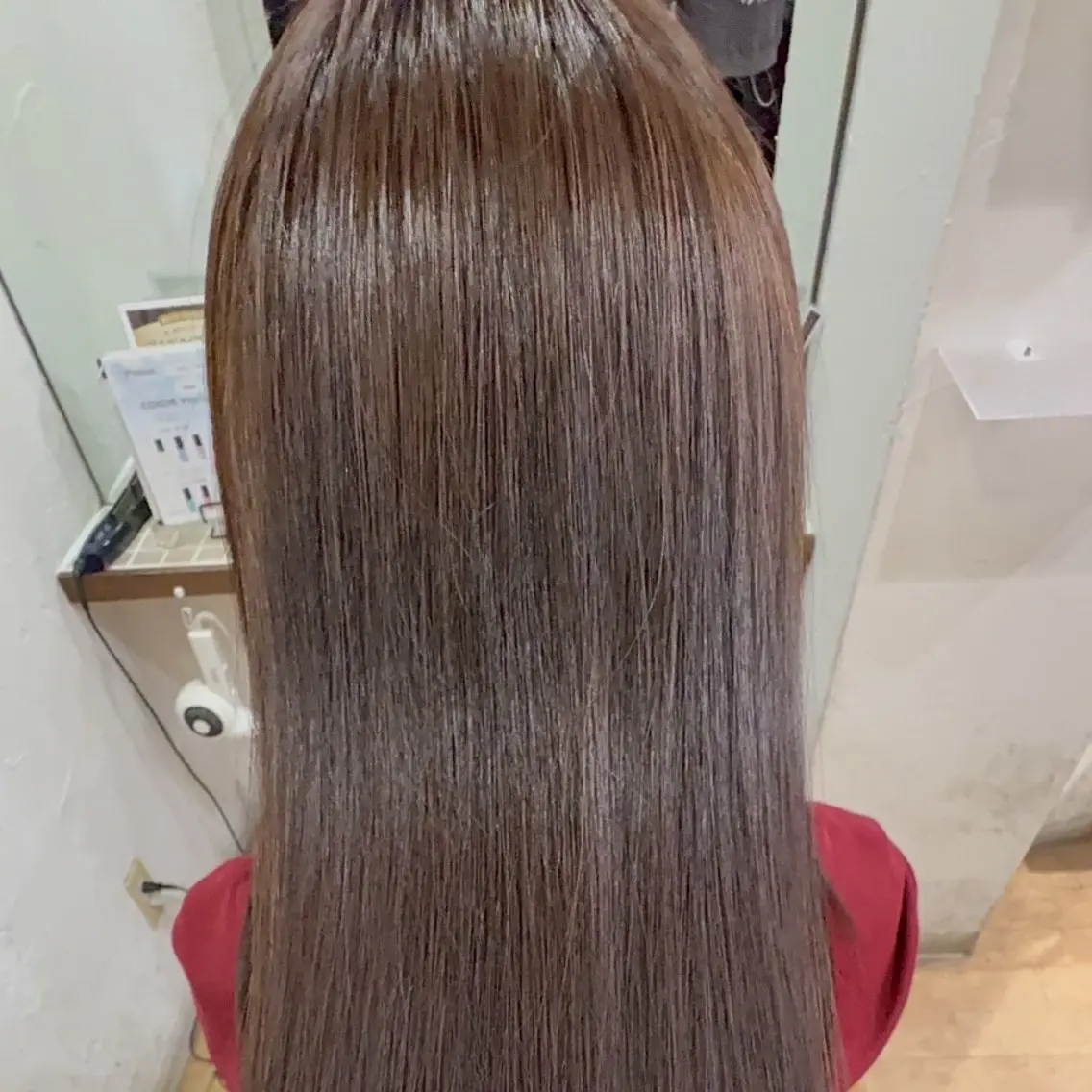 ロング カラー 縮毛矯正/ワンカラー モデル募集🫧田村のヘアスタイル