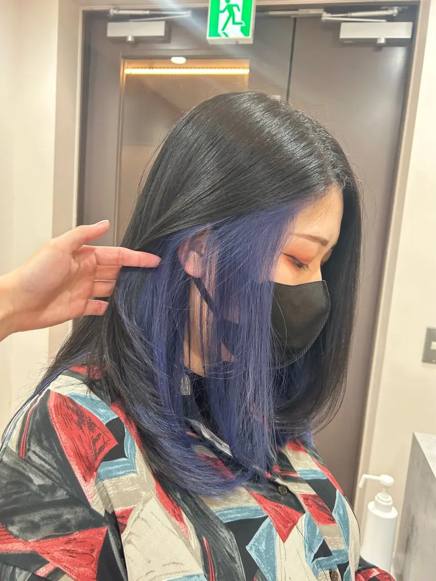 ミディアム カラー ヘアカラー トリートメント 透明感/ダブルカラー /🌸ERI🌸のヘアスタイル