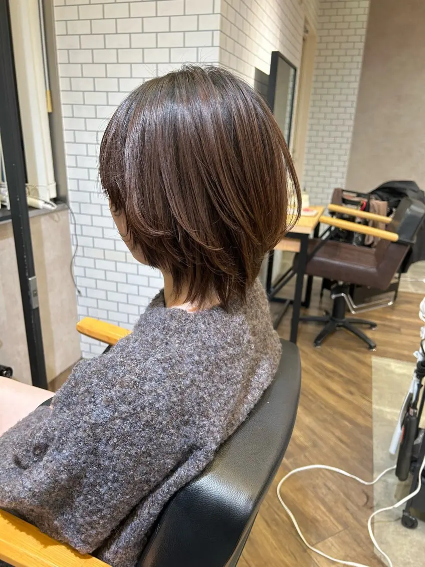 ショート カット ヘアカラー トリートメント 浅原大輝 /髪質改善の達人のヘアスタイル