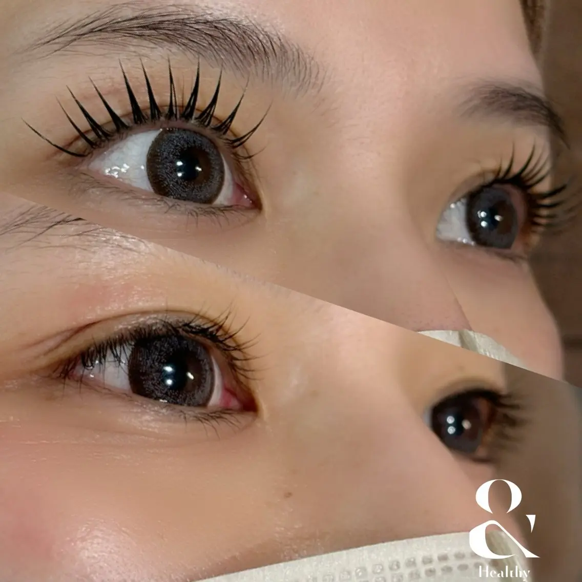 【最新エクパ】&Healthyマツエク×パーマ☆フラット120本の写真