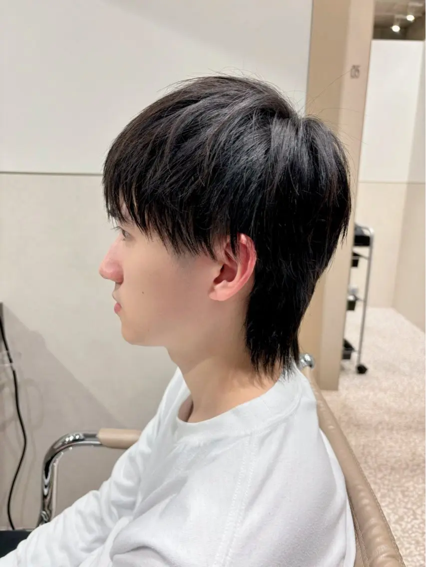 ショート メンズ メンズウルフカット ウルフカット カット 大卒フリーランス 美容師☆ぬくいせいなのヘアスタイル