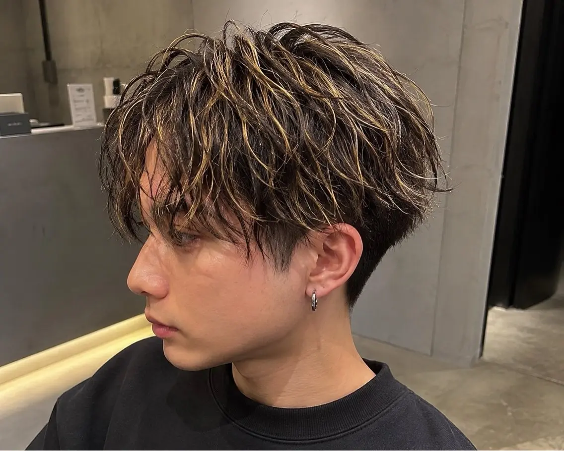 ショート メンズ 押川 新太朗のヘアスタイル