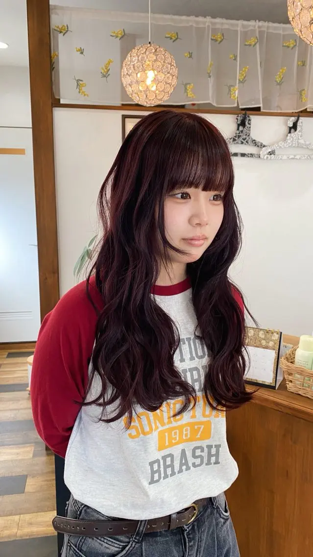 カラー ブリーチ ヘアカラー カラーモデル募集🩰 Amiのヘアスタイル