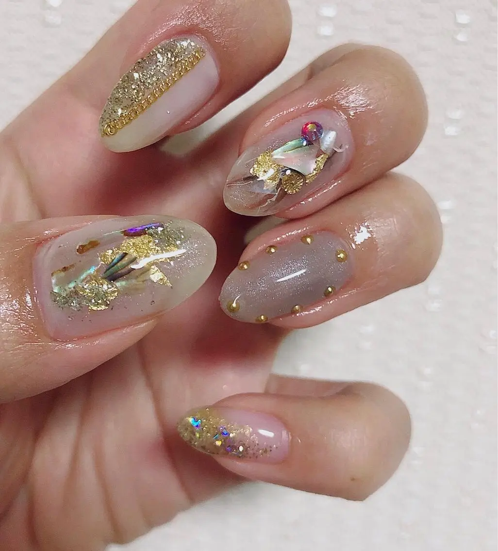 デザイン自由♡ジェルネイル画像持ち込みオッケー✨ジェルネイルやり放題💅キャラクターデザインや3Dデザイン以外となりますの写真