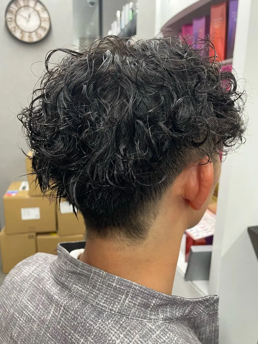 パーマ メンズ 🌹ミラクル美容師 🌹くっぽのヘアスタイル