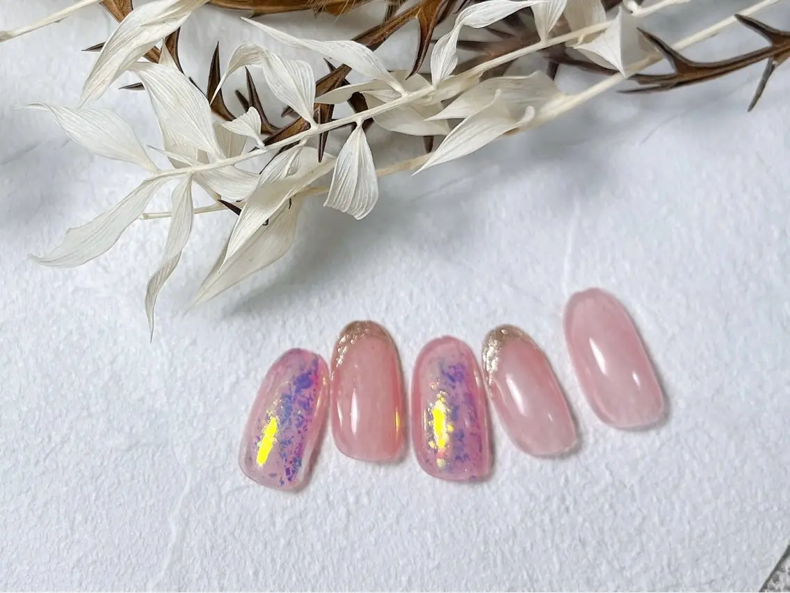 ネイル オーロラネイル フットネイル ジェルネイル パラジェル 夏ネイル ハンドネイル kiki nail &brow二子玉川の眉毛・アイブロウイメージ