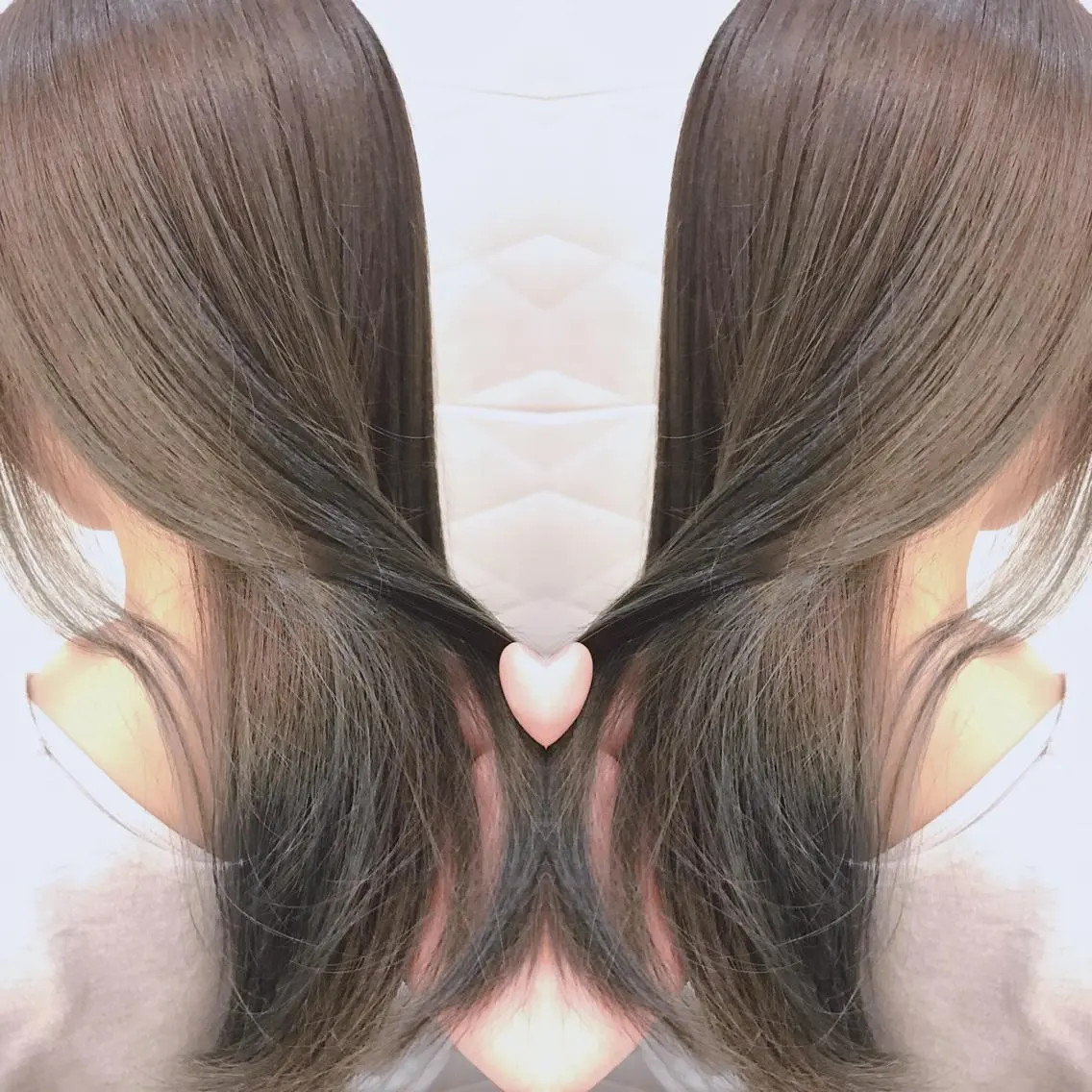 セミロング カラー アッシュ イルミナカラー インナーカラー カット ヘアカラー トリートメント 💗大人艶×髪質改善 カラー💗AYAKIのヘアスタイル