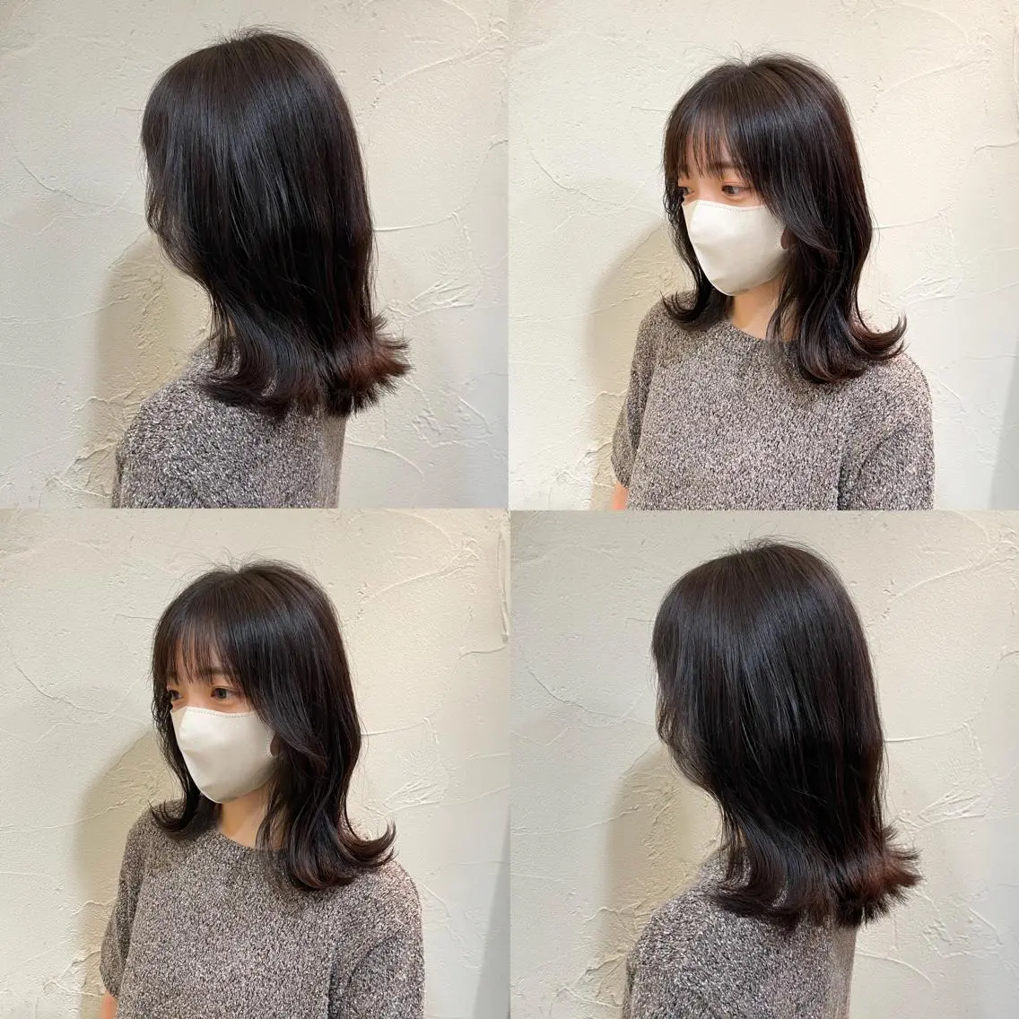 ミディアム ヘアアレンジ 新宿/顔周りカット/ レイヤー/がっきーのヘアスタイル