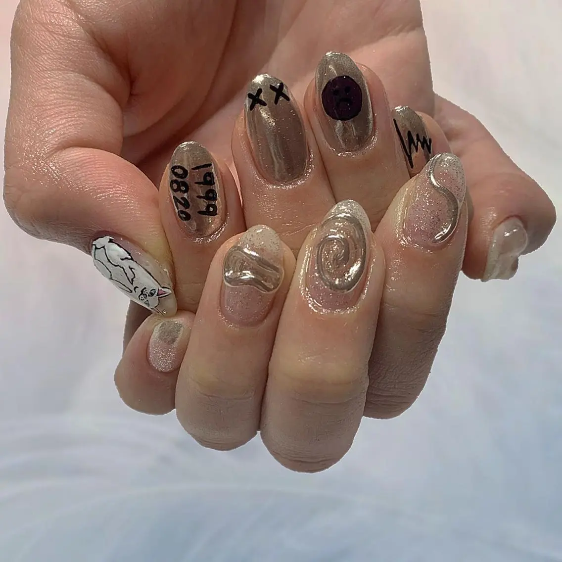 ネイル ハンドネイル ハンドケア lylynail YUUKAのネイルデザイン
