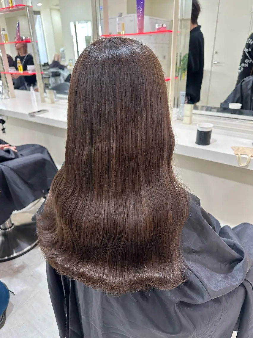ロング カラー ヘアアレンジ ヘアカラー トリートメント 🎀 yuuka🎀のヘアスタイル