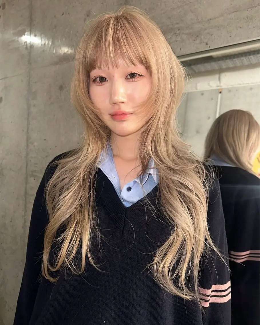 ロング ヘアカラー トリートメント karen 🌷名古屋、名駅のヘアスタイル