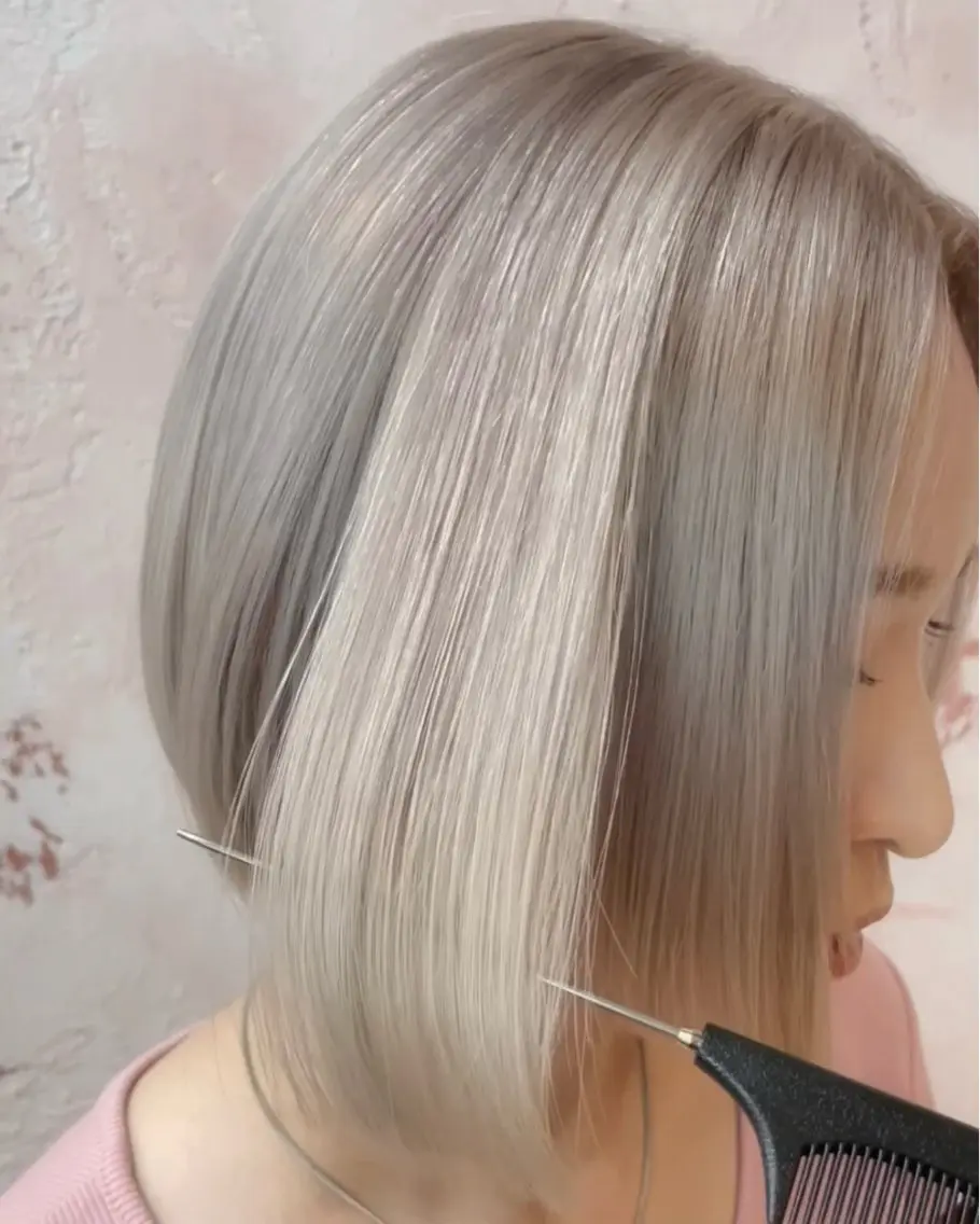 ショート カラー ヘアカラー ✨ダブルカラー✨艶髪 ✨髪質改善✨鴻巣✨のヘアスタイル
