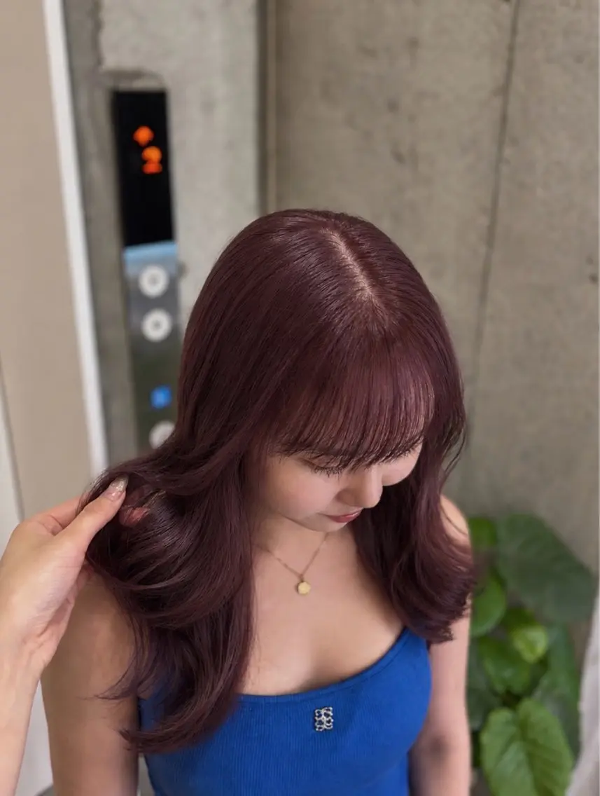ロング カラー ヘアカラー ふうか 天六/天満/中崎町のヘアスタイル