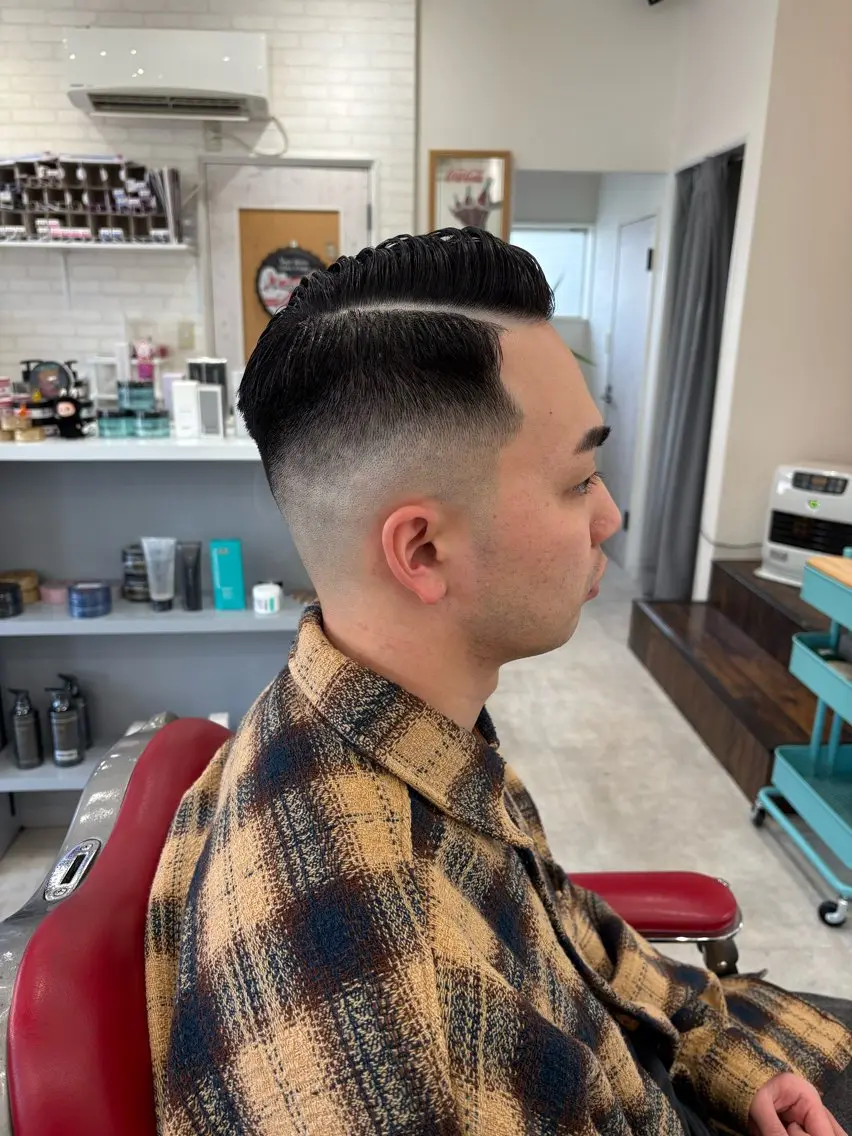 ショート メンズ カット 本間 颯太のヘアスタイル
