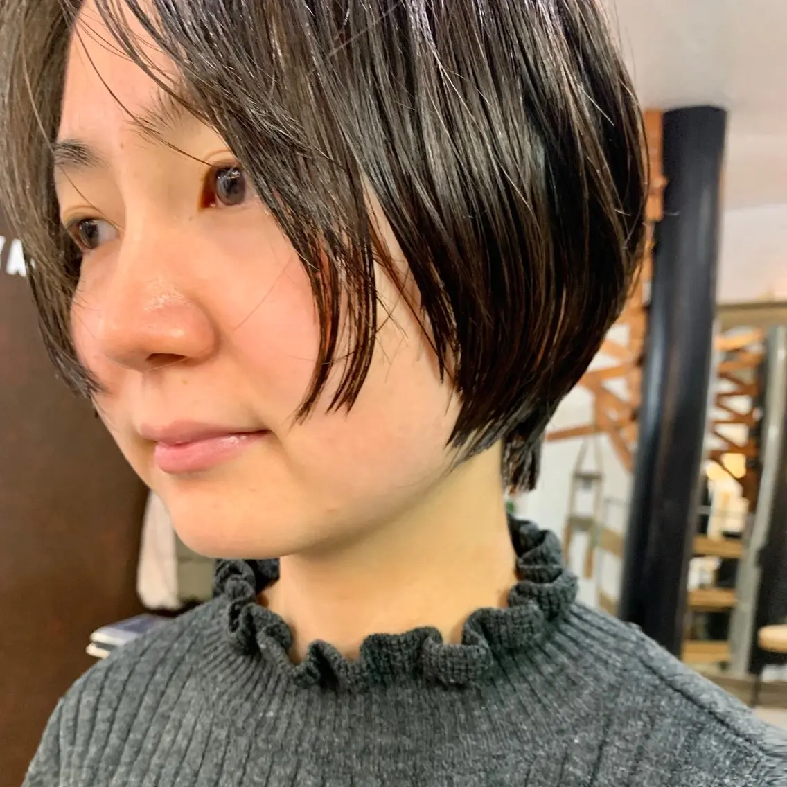 ショート ハイライト 韓国風ヘア Shibata Mizukiのヘアスタイル