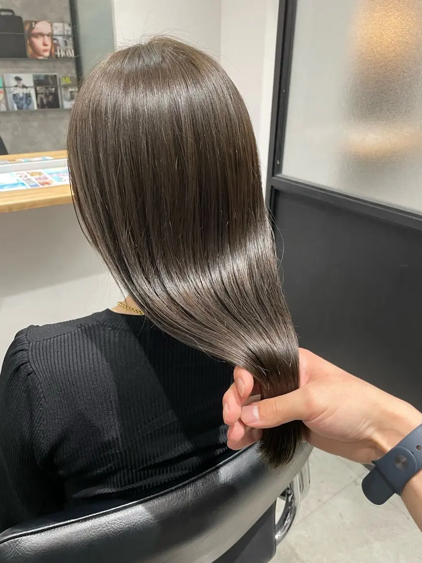 セミロング カラー 川崎のカラー職人🥣 kentaのヘアスタイル