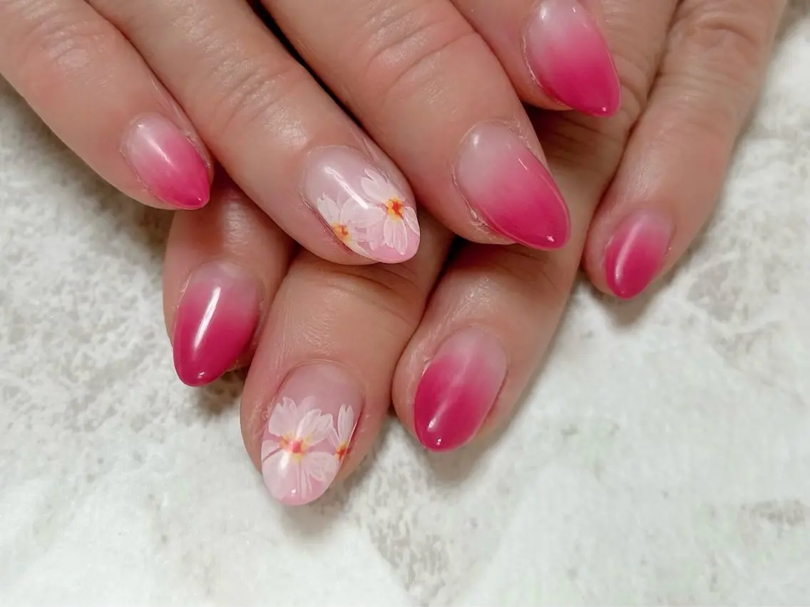 ネイル ハンドネイル an sucre baseのネイルデザイン