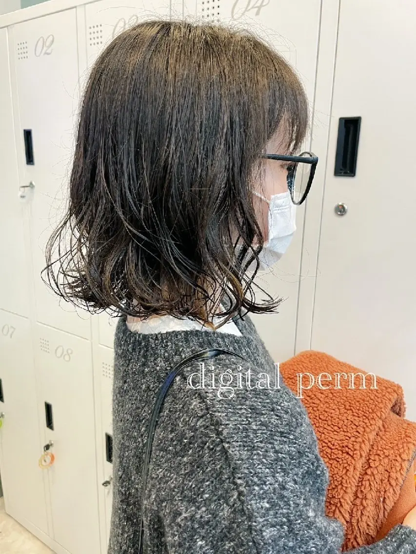 【縮毛×デジパ】カット+ストカール+3STEPトリートメントの写真