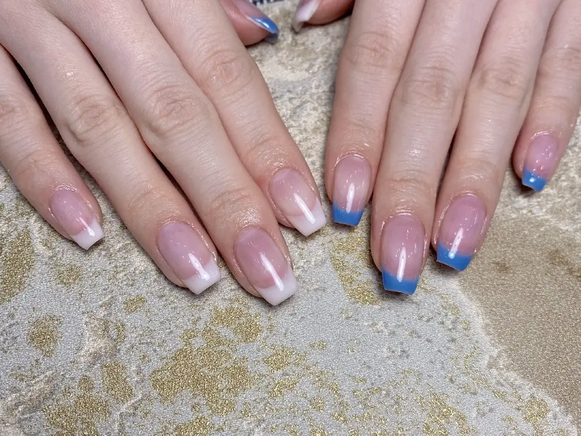 ネイル フレンチネイル ハンドネイル UM Nail Salonのネイルデザイン