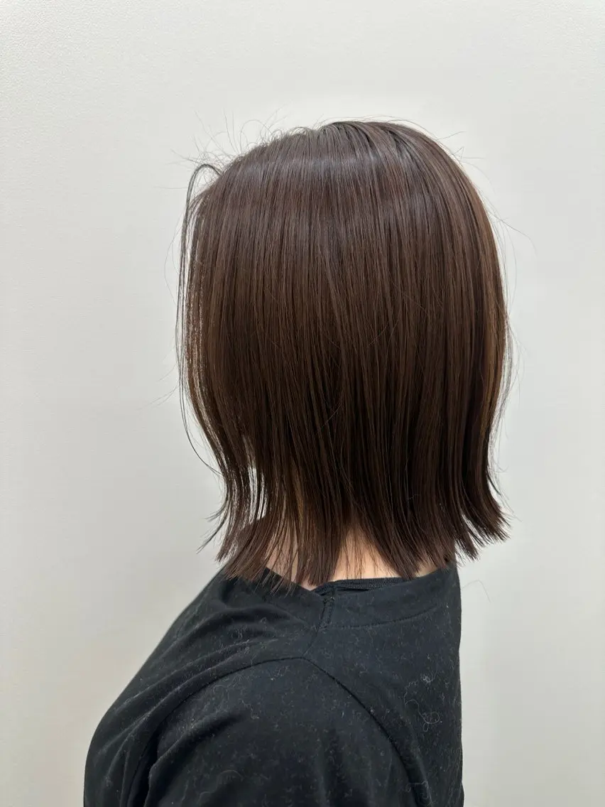 【高彩度カラー(白髪染め可)】+【ケアトリートメント】の写真
