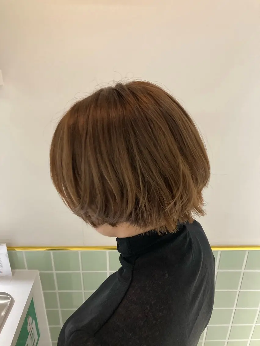 ショート カラー カット ヘアカラー トリートメント レイヤーカット/ かずやのヘアスタイル