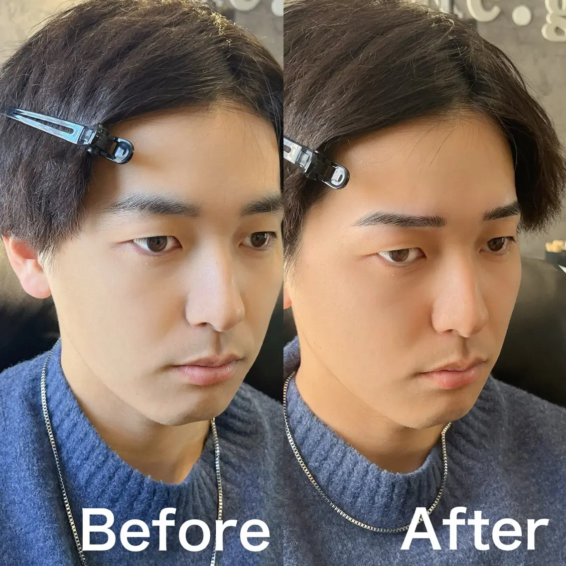メンズ アイブロウ ワックス脱毛 眉カット その他(アイブロウ) 30空きあり Yusukeの眉毛・アイブロウイメージ