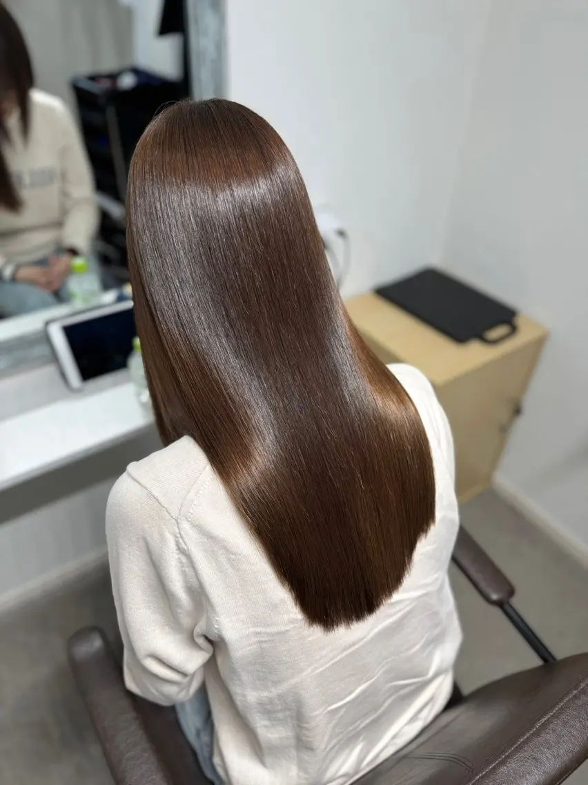 美髪矯正の写真