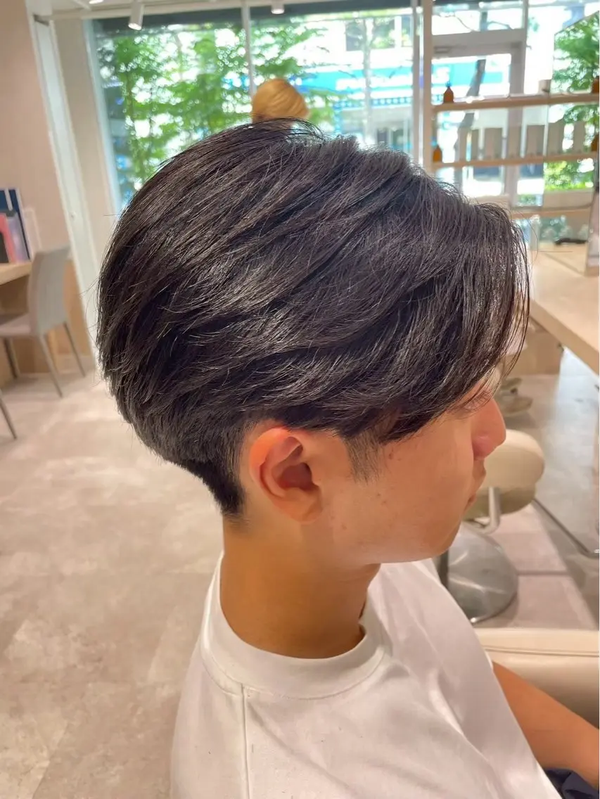 ⭕️朝の時短マイナス10分⭕️🔥メンズ人気No.2🔥✂️【カット✕曲がる縮毛矯正・ナチュラル矯正】✂️の写真