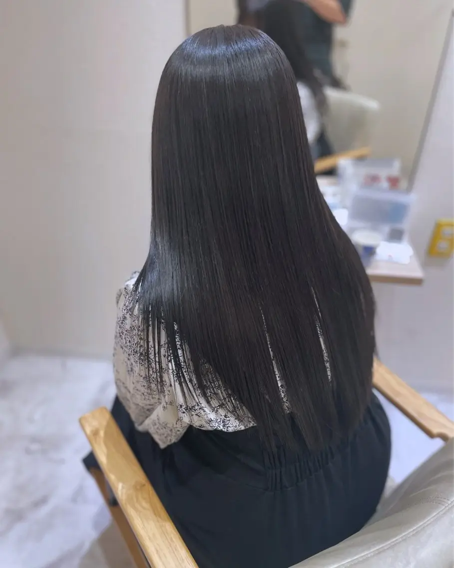 ロング カット ヘアカラー トリートメント IA shibuya /山下開世/髪質改善のヘアスタイル
