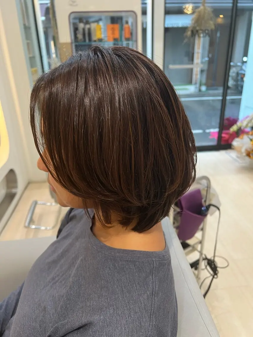 ミディアム カラー パーマ ヘアアレンジ メンズ カット 堀井 凌平のヘアスタイル