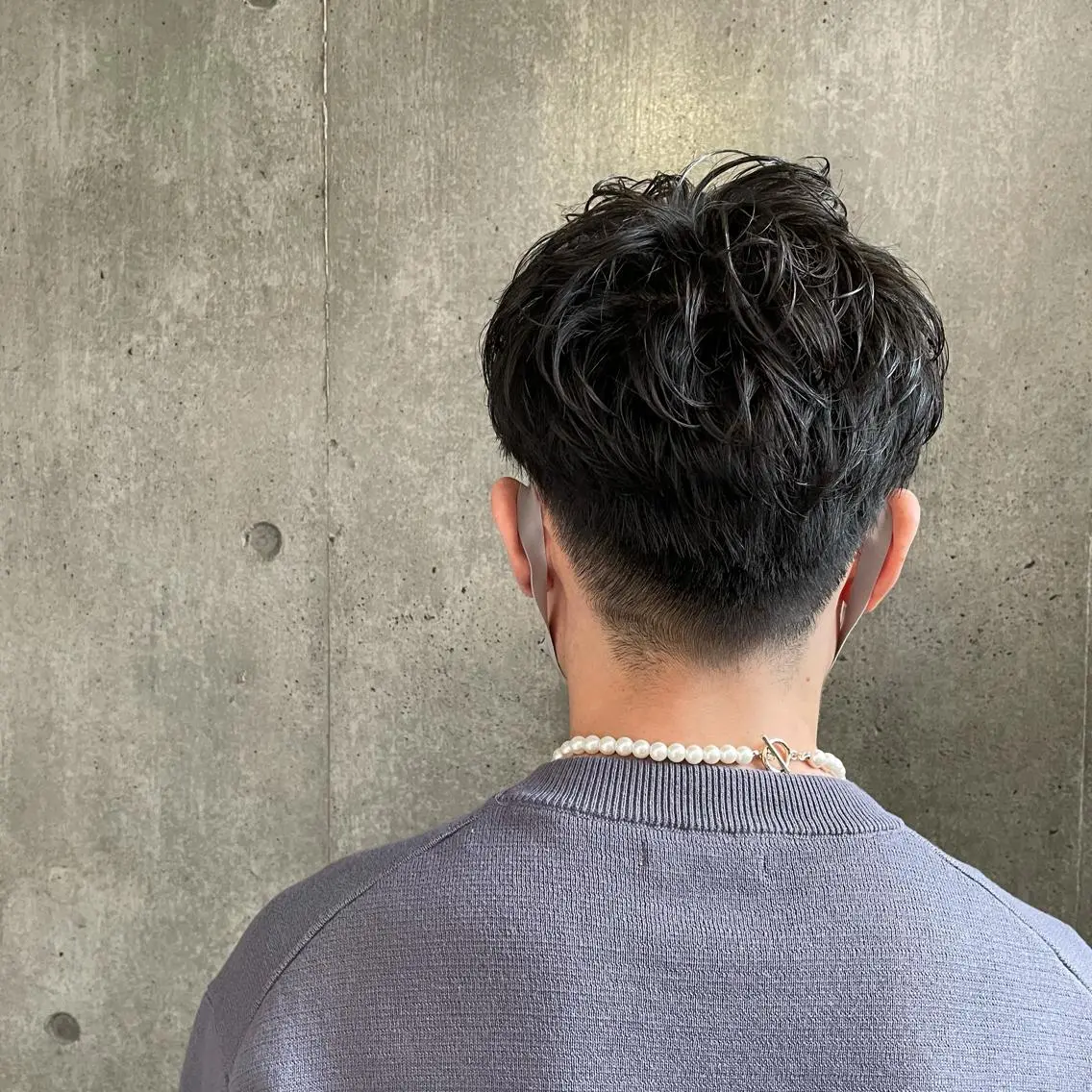 パーマ メンズ もりたみかこ 美容師お休み中のヘアスタイル