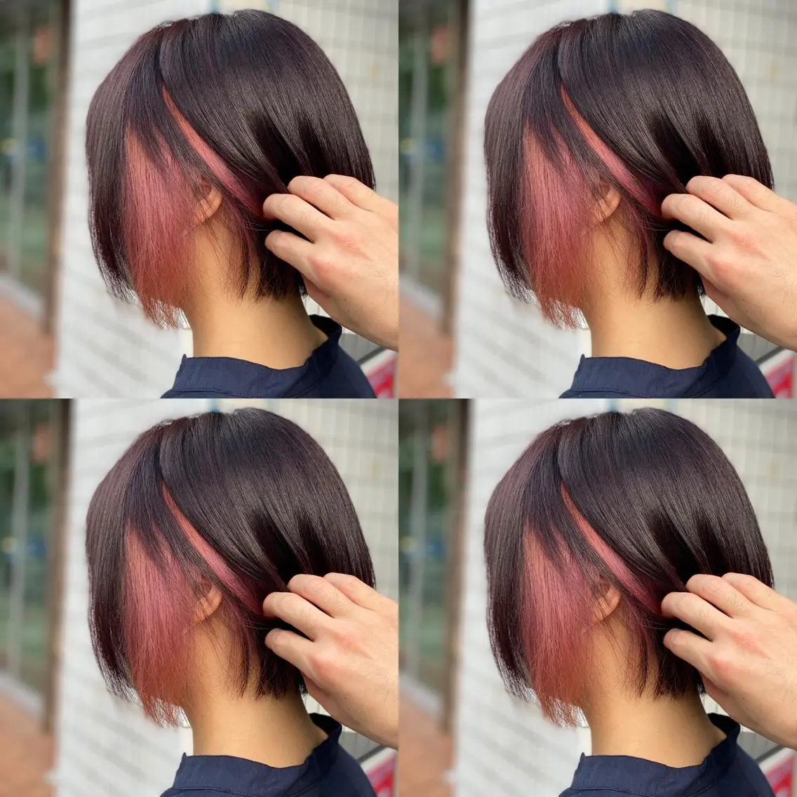ミディアム カラー ブリーチ ピンクカラー 梅田中崎町髪質改善 /オキヒロト/エコルのヘアスタイル